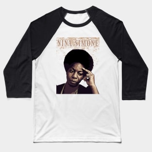 Nina Simone Baseball T-Shirt